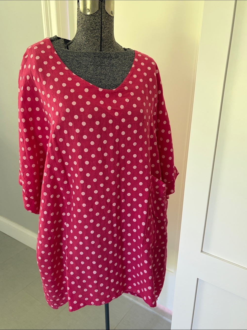 Linen Summer Dress/Coverup L/XL